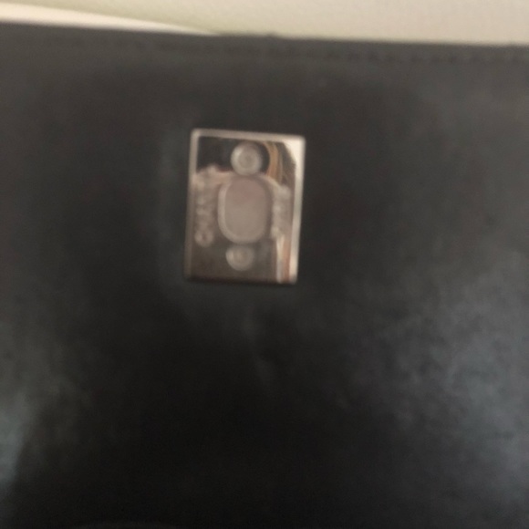 CHANEL Black Quilted Lambskin Leather Flap Handbag Original Iconic - Picture 7 of 9